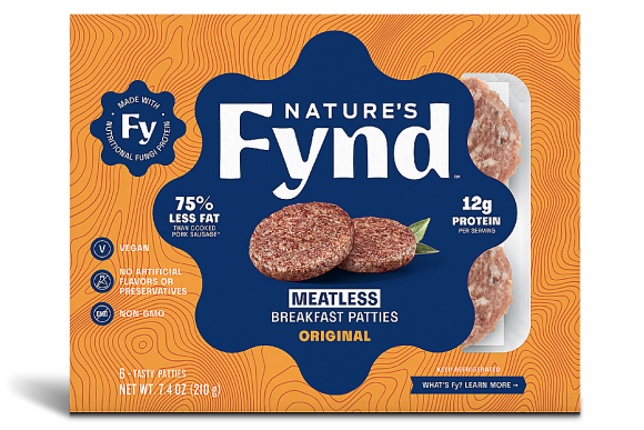 A húspogácsa-utánzat (Forrás: Nature's Fynd)