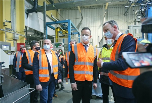 Geert Swaanenburg és Szíjjártó Péter
